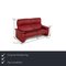 MR 2450 2-Sitzer Sofa aus Leder von Musterring 2