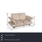 Rossini 2-Seater Sofa in Beige Leather from Koinor 2