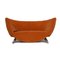 Danaide 2-Seater Sofa in Orange Fabric from Leolux 1