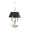 Empire Silber Boulot Lampe aus Metall 2