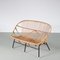 Rattan 2-Seater Sofa by Spirit for Rohé Noordwolde, Netherlands, 1950s, Image 4