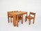 Pinewood Dining Table attributed to Ate van Apeldoorn, Netherlands, 1970s, Image 3