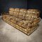 Vintage 4-Seater Checkered Sofa 1