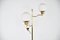Vintage Brass and Glass Floor Lamp, Italy, 1950s, Image 2