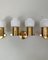 Mid-Century Brass and Opaline Glass Wall Lamps by Hans-Agne Jakobsson, Sweden, 1960s, Set of 3, Image 7