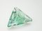 Italian Green Art Glass Triangular Bowl, 1960s 6
