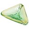 Cuenco italiano de cristal de Murano verde, años 60, Imagen 1