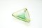 Cuenco italiano de cristal de Murano verde, años 60, Imagen 3