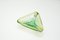 Cuenco italiano de cristal de Murano verde, años 60, Imagen 2