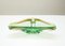 Cuenco italiano de cristal de Murano verde, años 60, Imagen 6