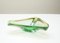 Cuenco italiano de cristal de Murano verde, años 60, Imagen 8