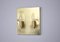 Crystal and Brass Wall Lamp, 1970s 12