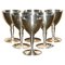 Sterling Silver Wine Goblets from Tiffany & Co, Set of 6 1