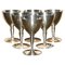 Sterling Silver Wine Goblets from Tiffany & Co, Set of 6, Image 1