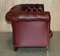 Großes Vintage Chesterfield Sofa aus Oxblood Leder von Howard & Sons 16