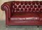 Grand Canapé Chesterfield Vintage en Cuir Oxblood de Howard & Sons 3