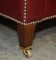 Large Vintage Chesterfield Sofa in Oxblood Leather from Howard & Sons, Image 9