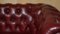 Large Vintage Chesterfield Sofa in Oxblood Leather from Howard & Sons, Image 10