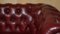 Sofá Chesterfield vintage grande de cuero sangre de Howard & Sons, Imagen 10