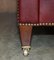 Large Vintage Chesterfield Sofa in Oxblood Leather from Howard & Sons, Image 8