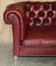 Large Vintage Chesterfield Sofa in Oxblood Leather from Howard & Sons, Image 6