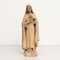 Figurine Vierge Traditionnelle en Plâtre, 1930s 2