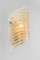 Large Murano Brass Sconce attributed to Hillebrand, Germany, 1970s 8