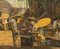 GA Kadir, vista de la aldea de Indonesia, óleo sobre lienzo, de principios del siglo XX, Imagen 6