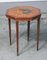 Vintage Inlaid Wooden Table 6