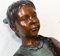 Bronze Child and Bird Statue Girl Casting 10