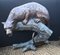 Large Bronze Panther Statue Garden Cat Sculpture 1
