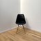 Modernist Black Leather Seat Chair 1