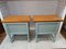 Vintage Country Bedside Tables in Oak and Beech, 1930s, Set of 2 10