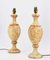 Vintage Alabaster Tischlampen, 1980er, 2er Set 2