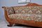 Antique Walnut Wood Boat Sofa, 1890s 2