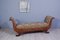 Antique Walnut Wood Boat Sofa, 1890s 8