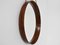 Italian Round Wooden Mirror, 1968 3