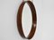 Italian Round Wooden Mirror, 1968, Image 3