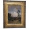 Franz Hoffman Fallersleben, Landschaft, 1890er, Öl auf Holz 6
