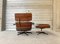 Poltrona e poggiapiedi in palissandro di Charles & Ray Eames per Herman Miller, anni '70, set di 2, Immagine 4