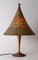 Art & Craft Metal and Wool Hexenhut Table Lamp, 1980s, Image 11