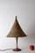 Art & Craft Metal and Wool Hexenhut Table Lamp, 1980s 12