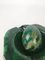 Posacenere Mid-Century in alabastro verde intagliato a mano di Rb, Italia, anni '60, Immagine 2
