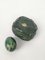 Posacenere Mid-Century in alabastro verde intagliato a mano di Rb, Italia, anni '60, Immagine 7