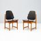 Danish Chairs in Teak and Leather by Arne Vodder for France and Daverkosen, Set of 2 1