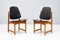 Danish Chairs in Teak and Leather by Arne Vodder for France and Daverkosen, Set of 2 8