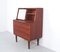 Danish Secretaire in Teak with Mirror and Pull Out Desk, 1960s 3