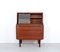 Danish Secretaire in Teak with Mirror and Pull Out Desk, 1960s, Image 2