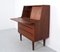 Danish Secretaire in Teak with Mirror and Pull Out Desk, 1960s 4
