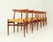 Danish W2 Chairs by Hans Wegner, 1950s, Set of 6 8